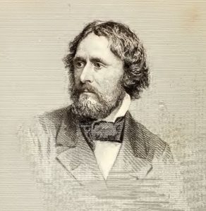 engraving of John C Fremont in 1855